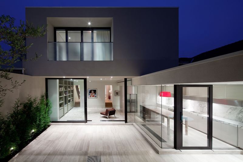 The Courtyard Residence — custom home with central courtyard
